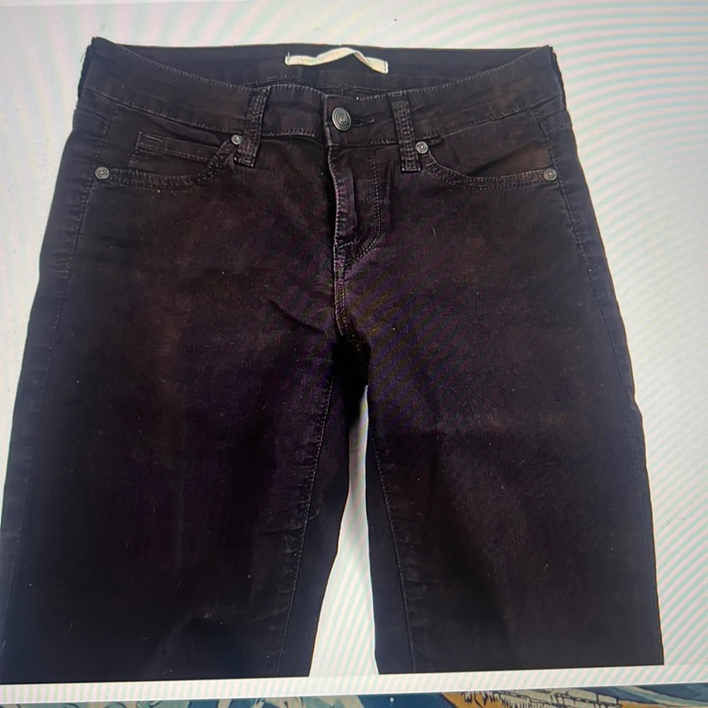 Vince Women Maroon Calgary Claret Ankle Zip, Skinny Jean, Size 29